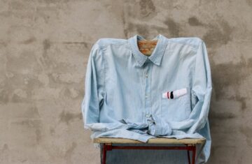Photo denim shirt