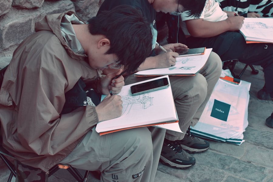 Photo junior high exam
