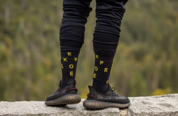 Photo over-the-knee socks