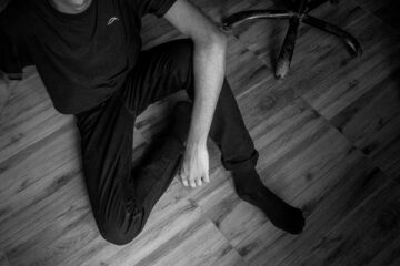 Photo black jeans
